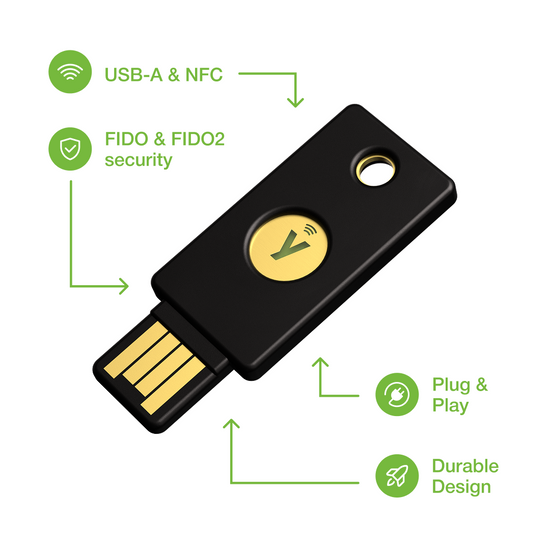 Security Key NFC by Yubico | USB-A – Trust Panda Australia