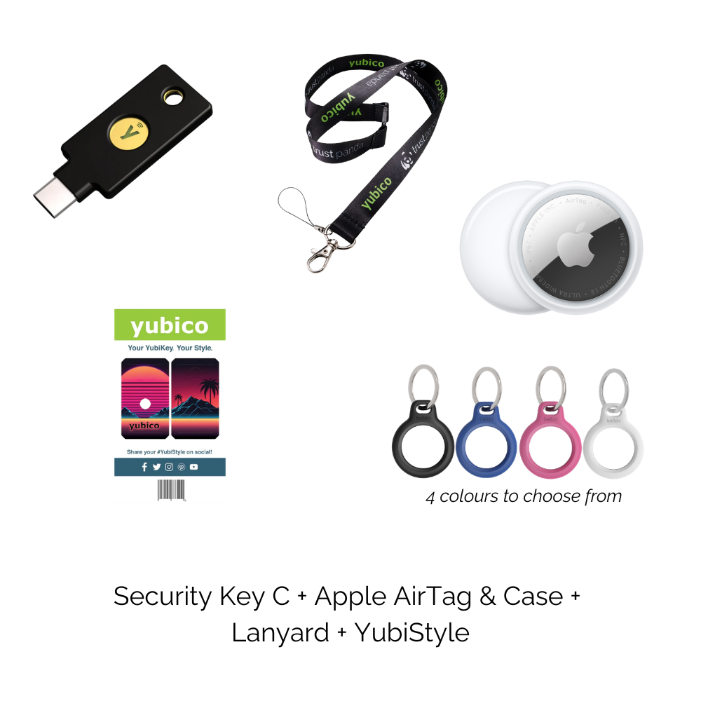 Trust Panda SKY Bundle - AirTag + Security Key C (1 Pack)