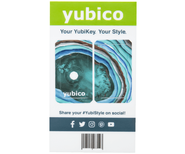 YubiStyle Cover (Geode Blue) - Trust Panda