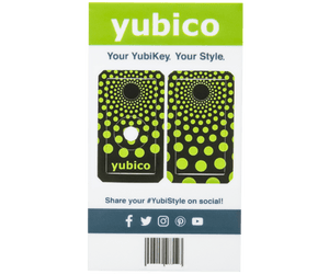 YubiStyle Cover (Polka Green) - Trust Panda