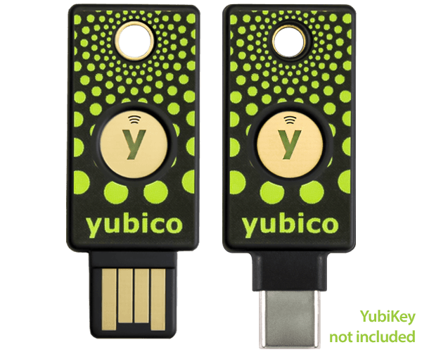 YubiStyle Cover (Polka Green)