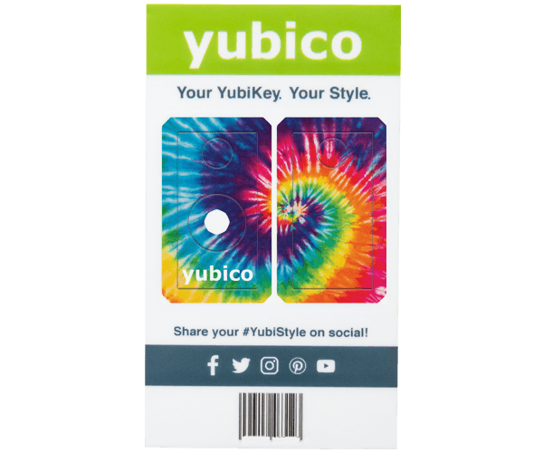 YubiStyle Cover (Tie Dye) - Trust Panda