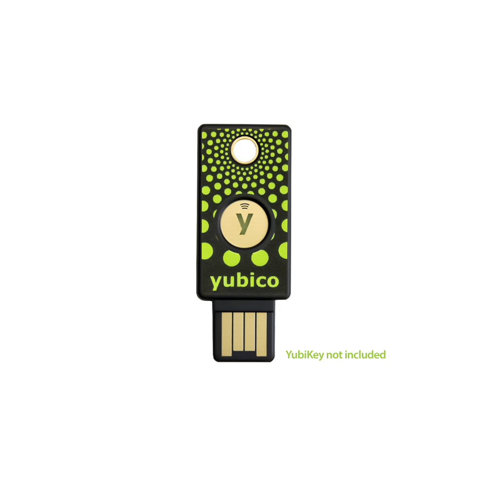 YubiStyle Cover (Polka Green)